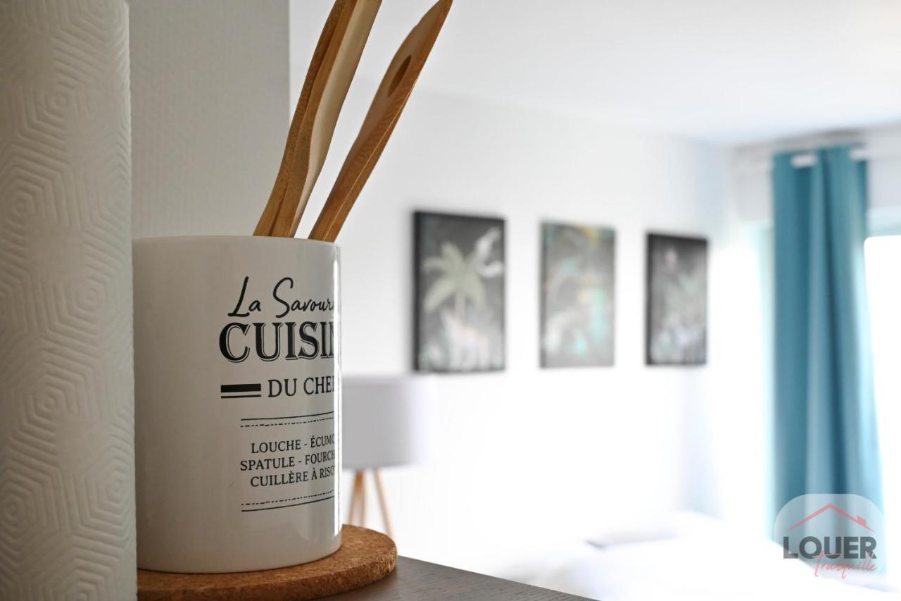 Le Vauquier Calme Moderne Confortable Tours Apartment La Riche Bagian luar foto